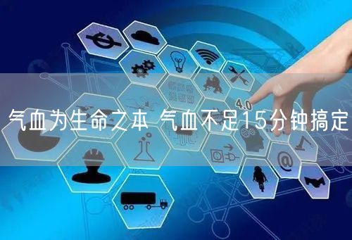 气血为生命之本 气血不足15分钟搞定